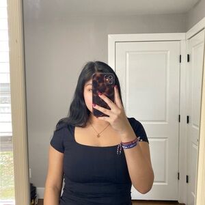 Elegant Black Women's Top